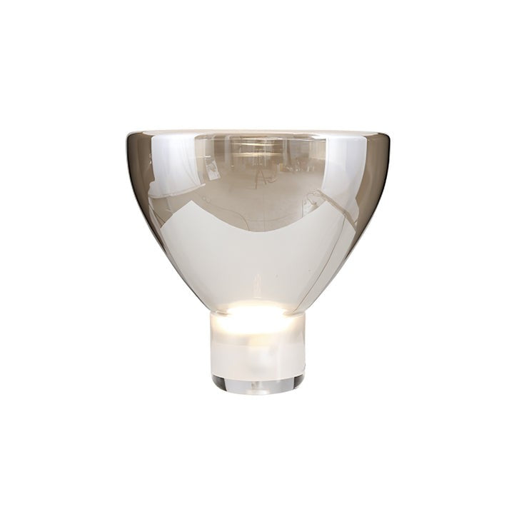 Frozen Cone Glass LED Table Lamp