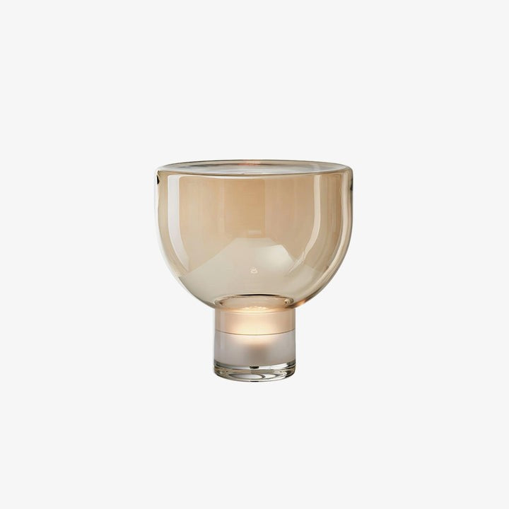 Frozen Cone Glass LED Table Lamp