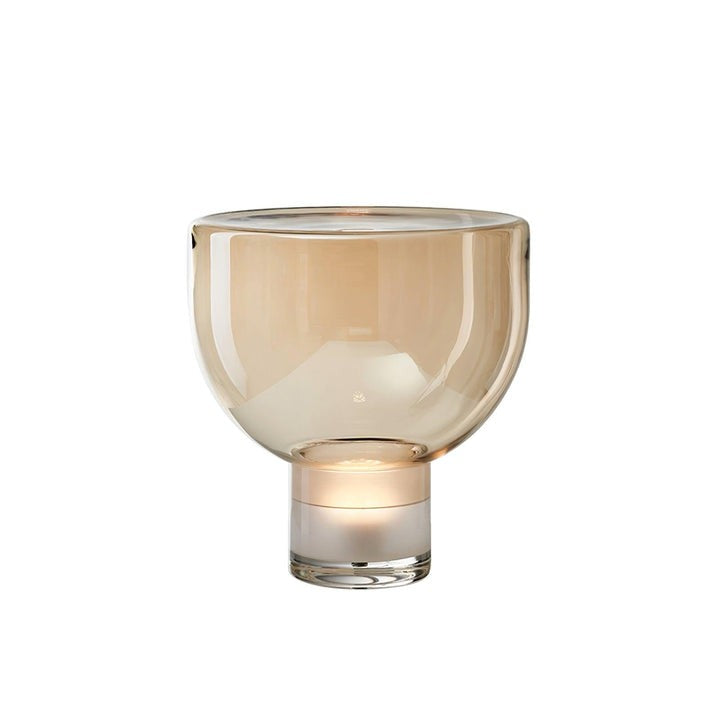Frozen Cone Glass LED Table Lamp