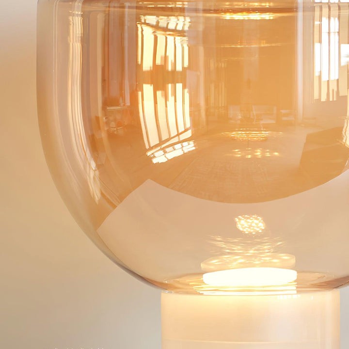 Frozen Cone Glass LED Table Lamp