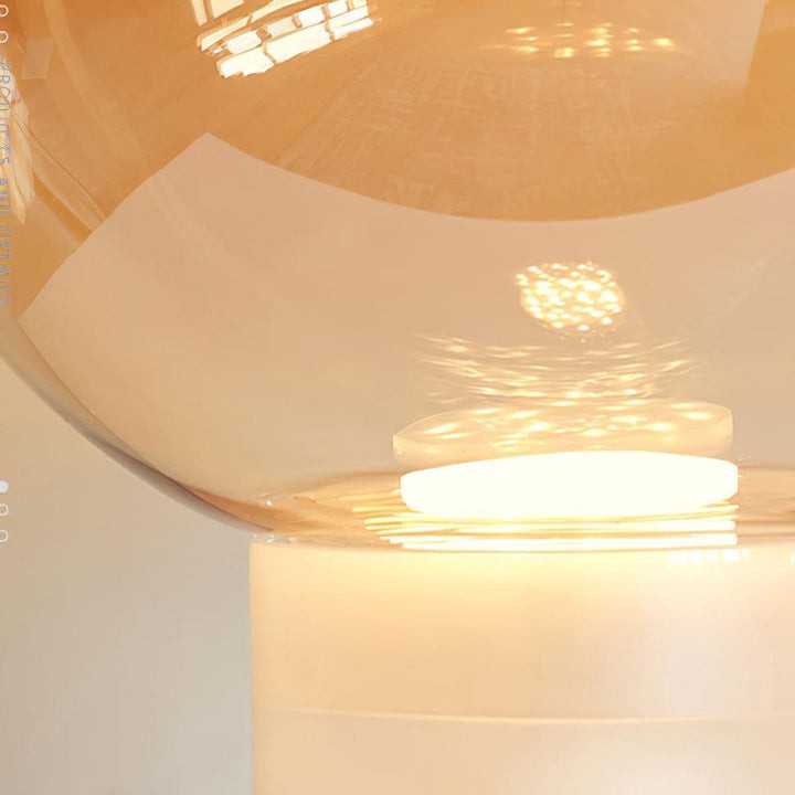 Frozen Cone Glass LED Table Lamp