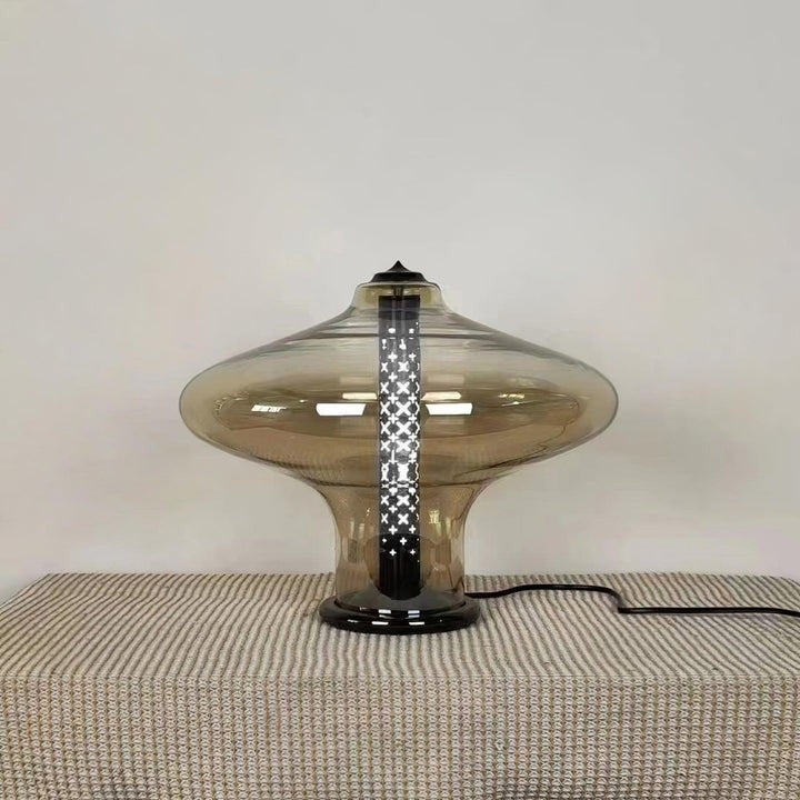 Futuristic Glass LED Table Lamp