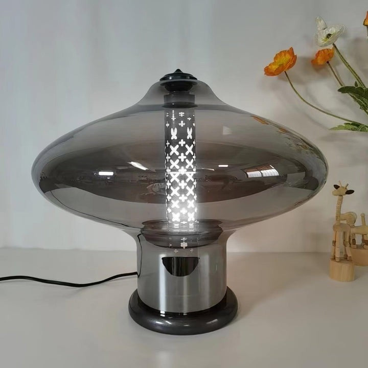 Futuristic Glass LED Table Lamp