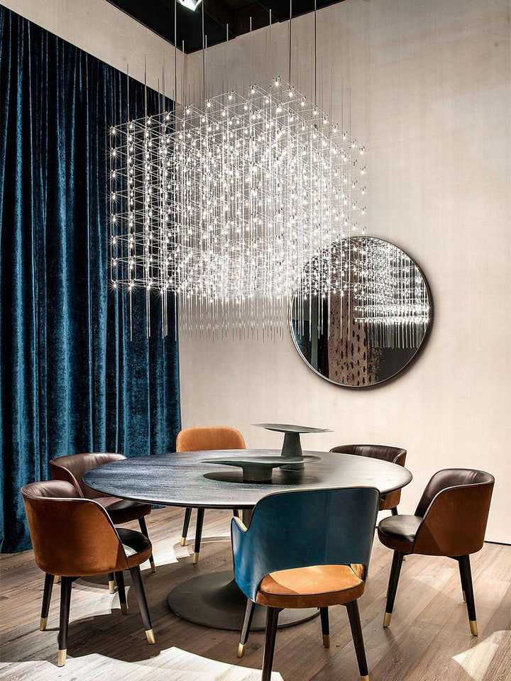 Geometric LED Cube Pendant Light