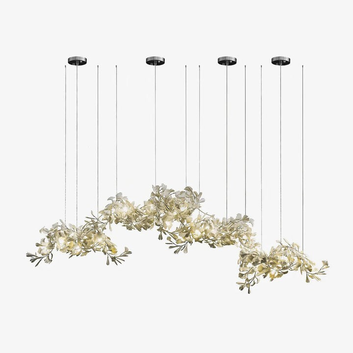 Gingko Leaf Chandelier – Modern Pendant Lighting Fixture