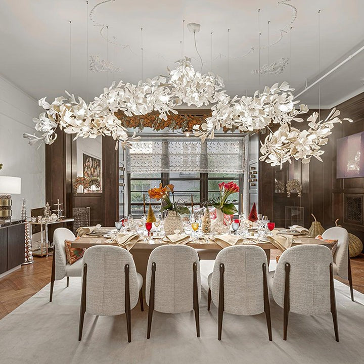 Gingko Leaf Chandelier – Modern Pendant Lighting Fixture