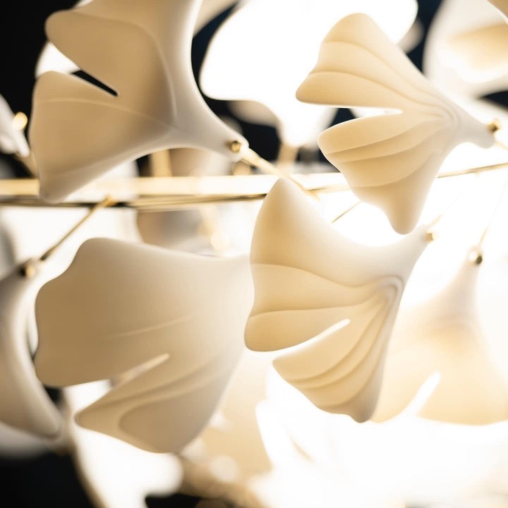Gingko Leaf Chandelier – Modern Pendant Lighting Fixture