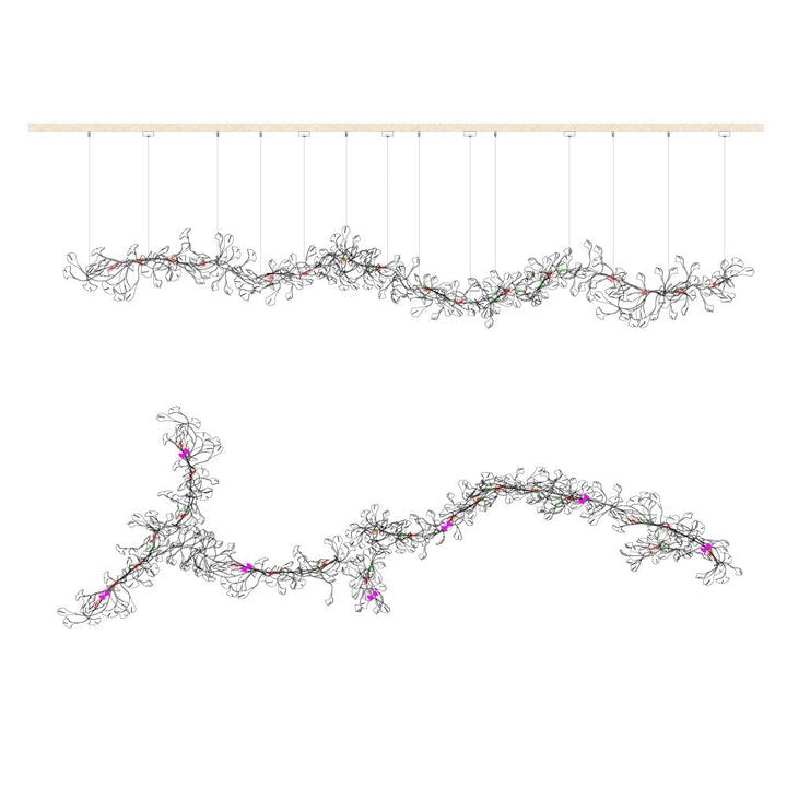 Ginkgo Leaf-Inspired Chandelier E