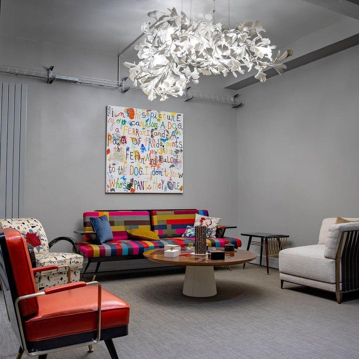 Ginkgo Leaf-Inspired Chandelier E