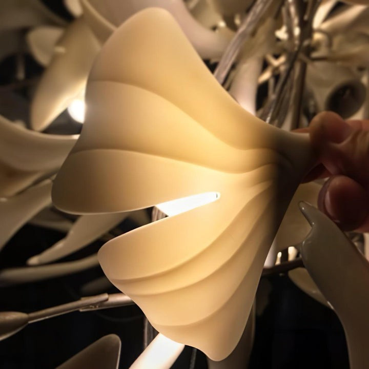 Ginkgo Leaf-Inspired Chandelier E