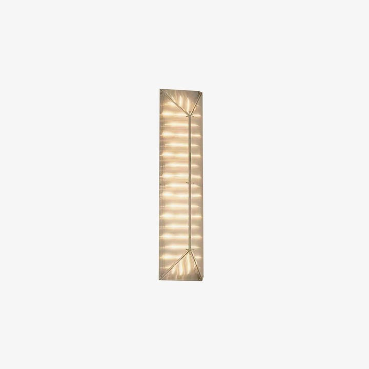 Gothic-Inspired Patterned Glass LED Wall Sconce