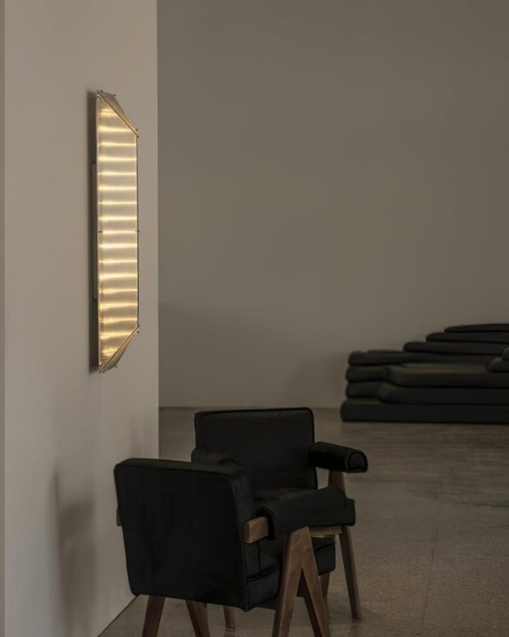 Gothic-Inspired Patterned Glass LED Wall Sconce