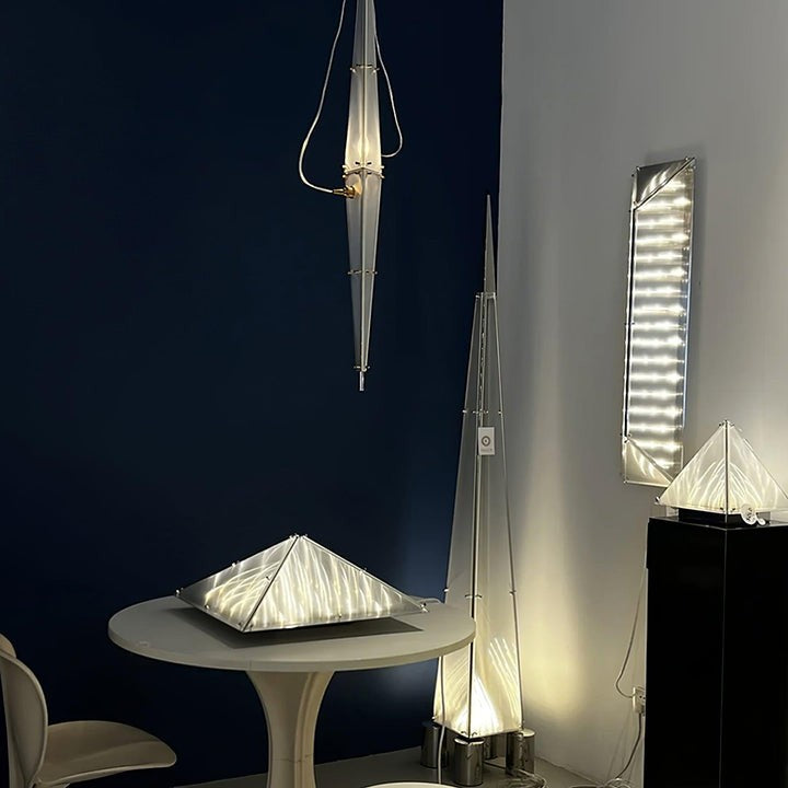 Gothic-Inspired Patterned Glass LED Wall Sconce