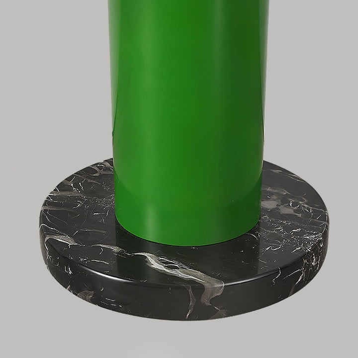 Green Marble & Glass Floor Lamp – Metal LED Design