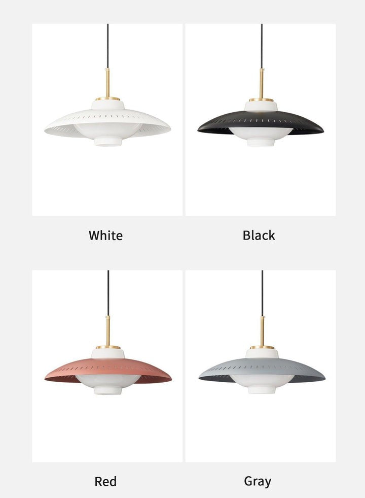 Grooved Opal Glass Shade Pendant Light