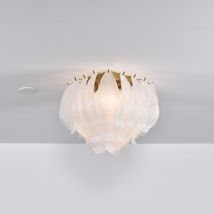 Hand-Blown Murano Glass Ceiling Light