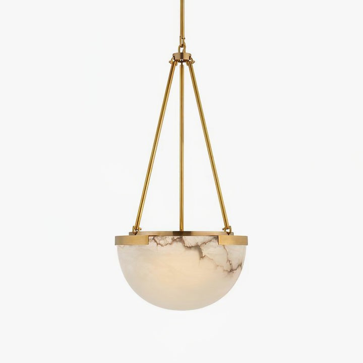 Handcrafted Alabaster LED Ceiling Chandelier