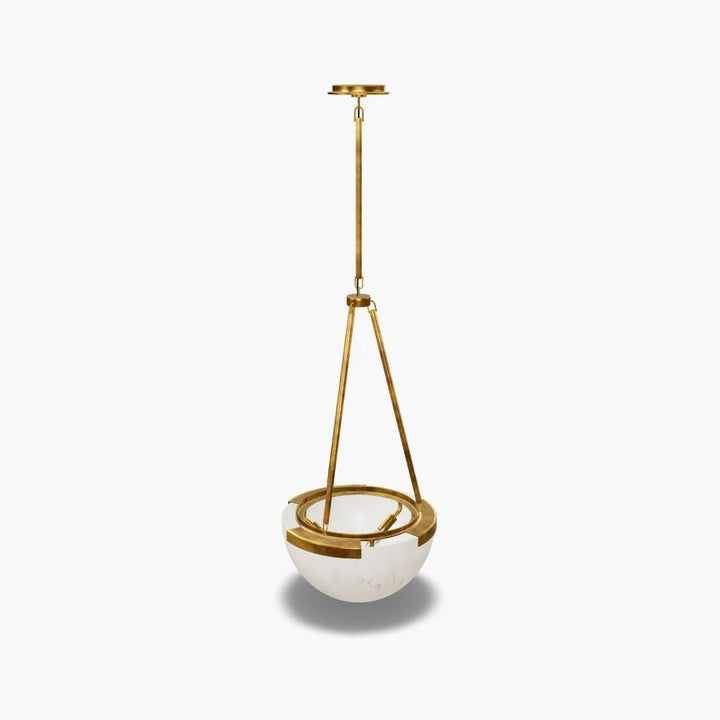 Handcrafted Alabaster LED Ceiling Chandelier
