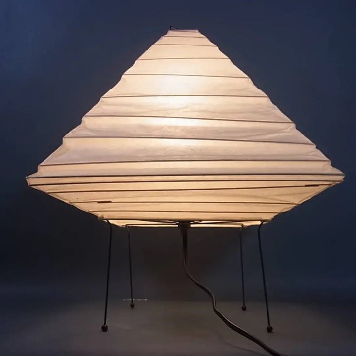 Handcrafted Origami-Style Paper Table Lamp