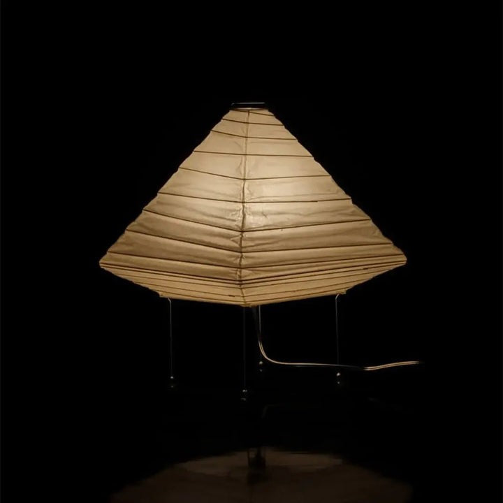 Handcrafted Origami-Style Paper Table Lamp