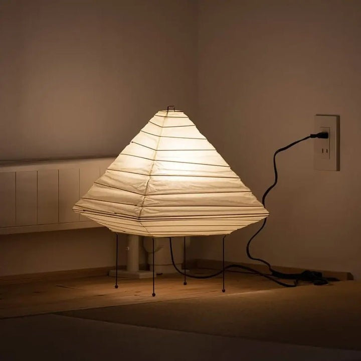 Handcrafted Origami-Style Paper Table Lamp