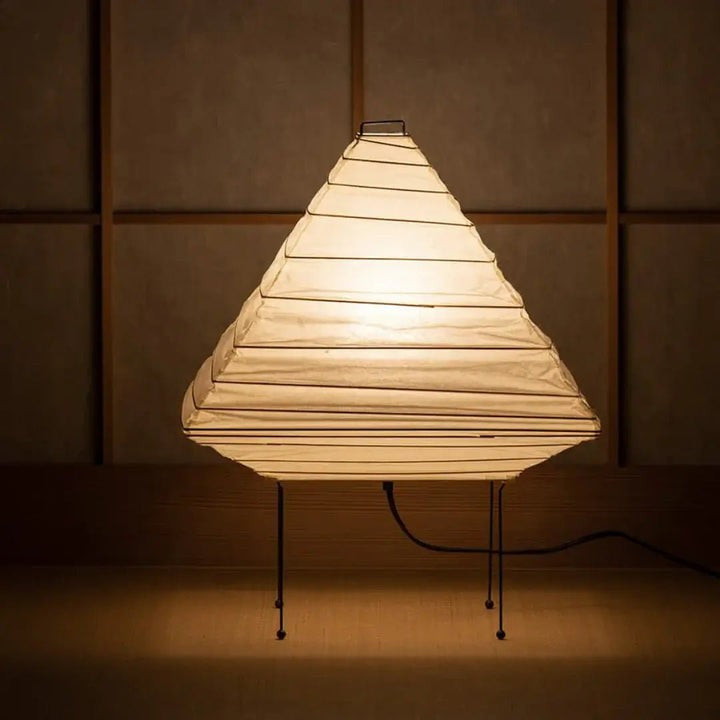Handcrafted Origami-Style Paper Table Lamp