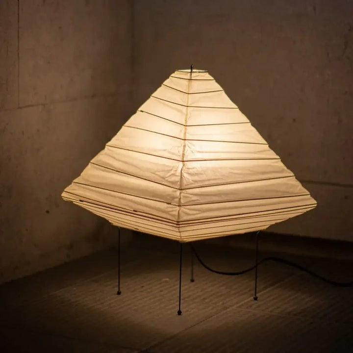 Handcrafted Origami-Style Paper Table Lamp