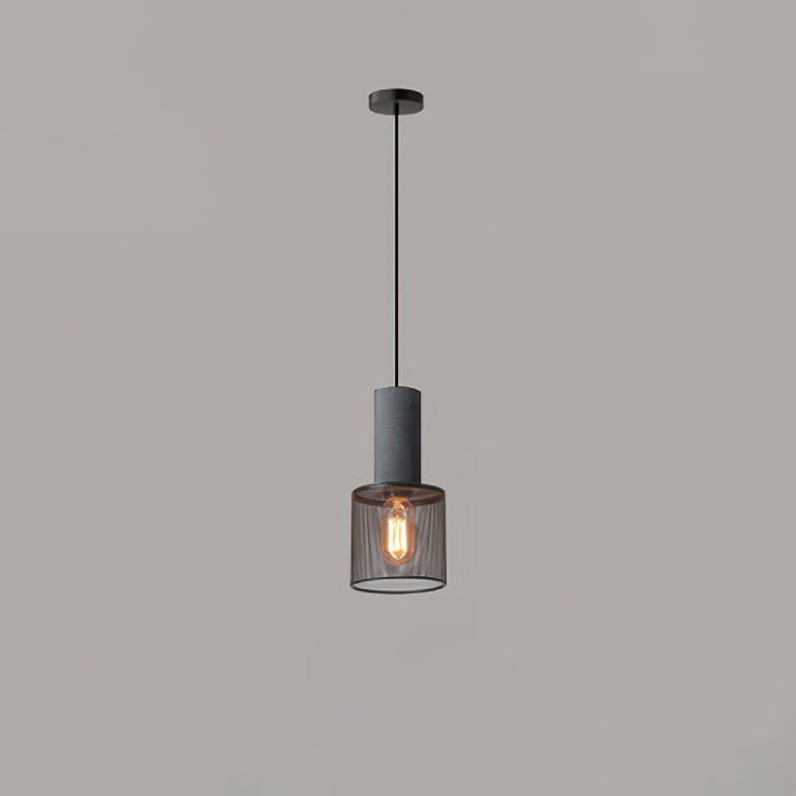 Industrial Cement Mesh Pendant Light