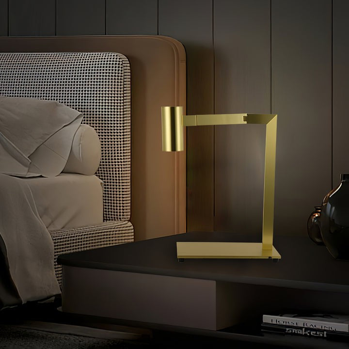 Industrial-Style Metal LED Table Lamp