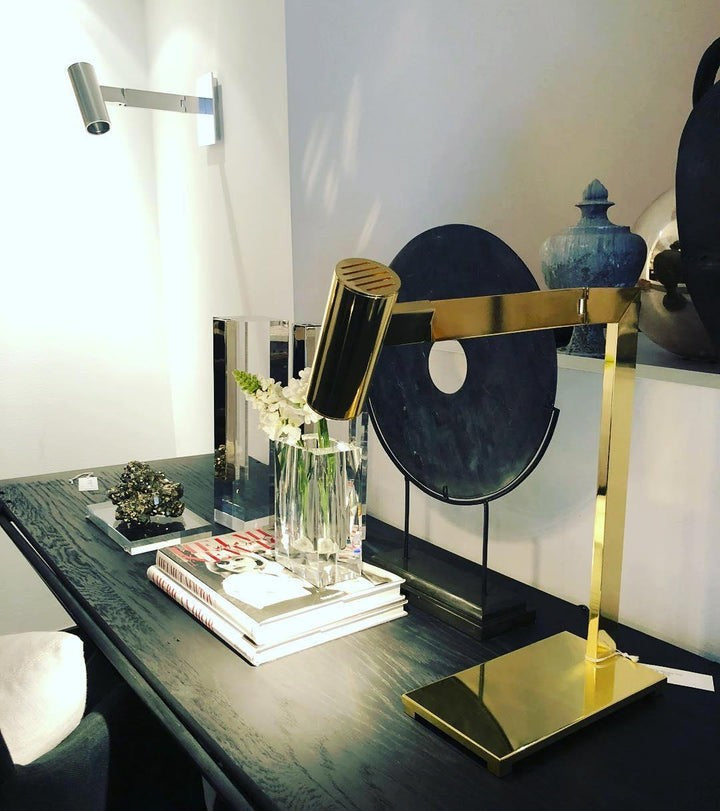 Industrial-Style Metal LED Table Lamp
