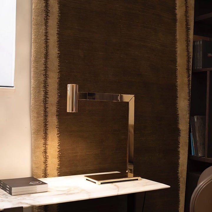 Industrial-Style Metal LED Table Lamp