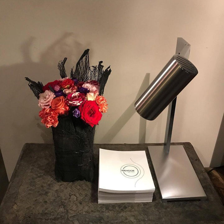 Industrial-Style Metal LED Table Lamp