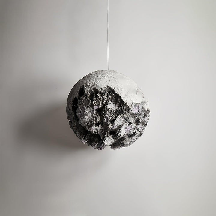 Irregular Planet Pendant Light – Modern Resin Ceiling Lamp
