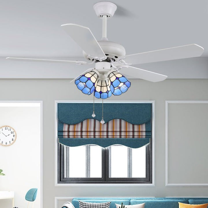 Kids Rainbow Ceiling Fan with Integrated LED Light