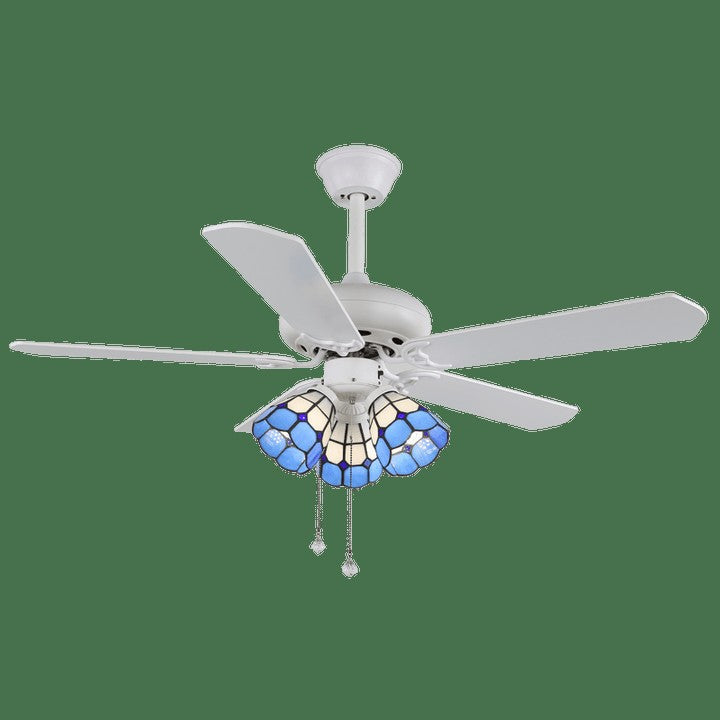 Kids Rainbow Ceiling Fan with Integrated LED Light