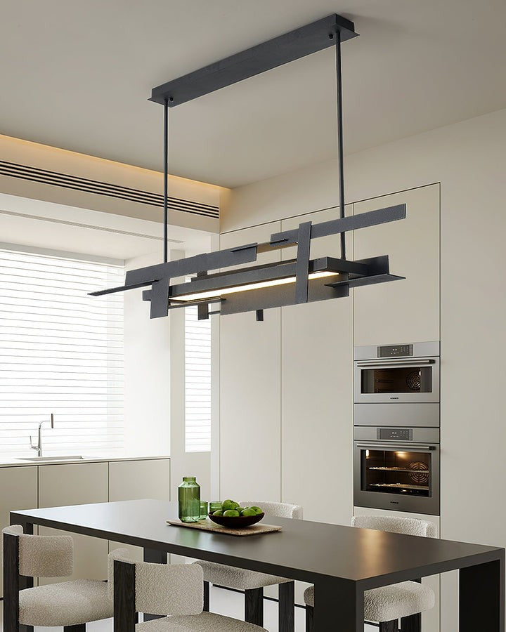 LED Abstract Planar Pendant Light