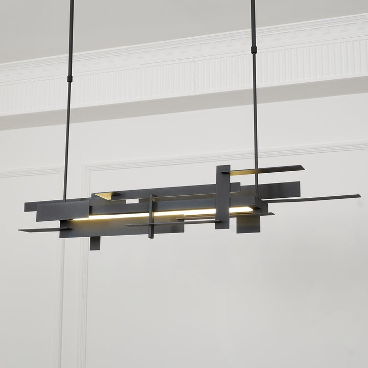 LED Abstract Planar Pendant Light