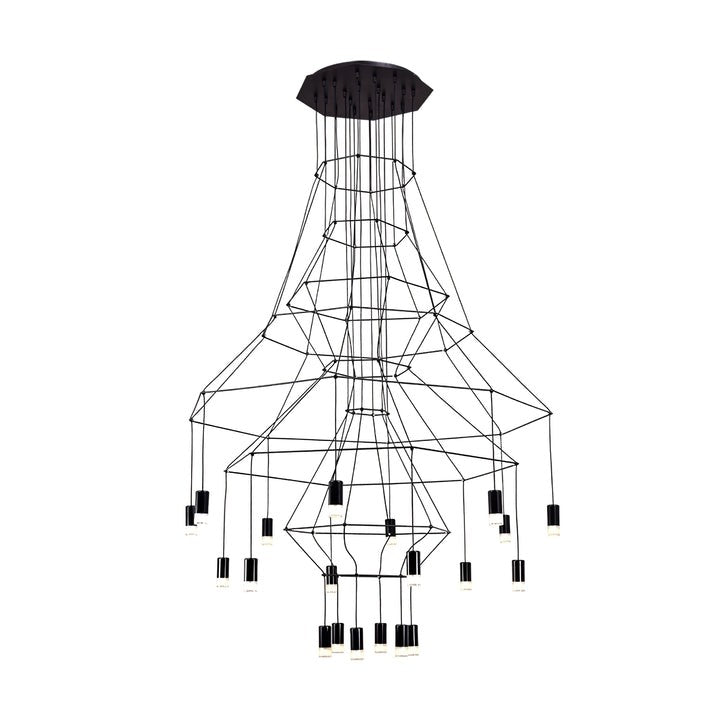 Linear LED Wireflow Chandelier