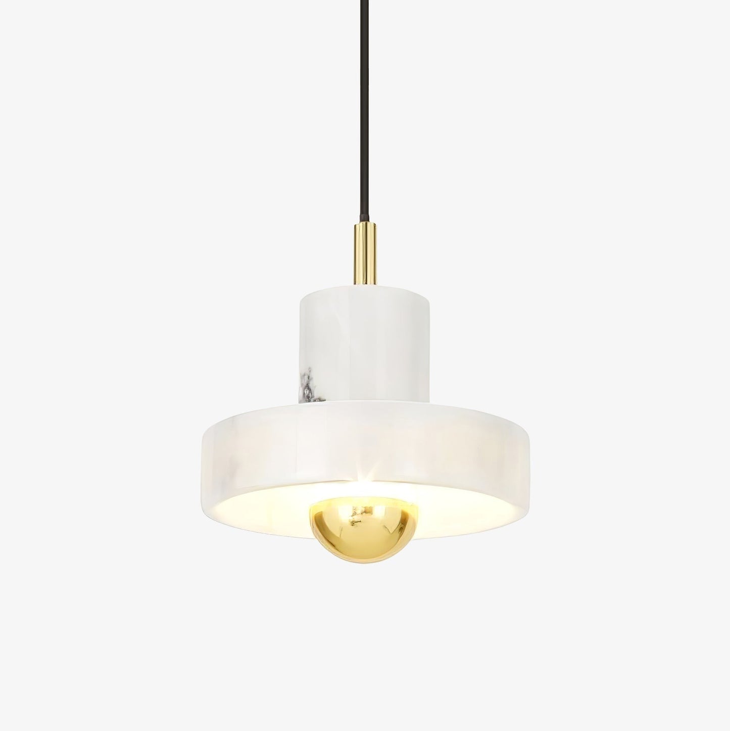 Marble LED Pendant Lamp – Adjustable Ceiling Fixture