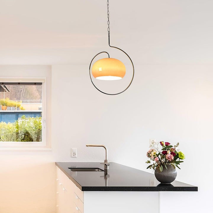 Medieval-Style Iron Pendant Lamp