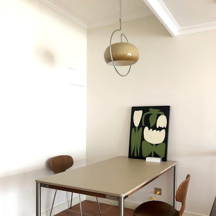 Medieval-Style Iron Pendant Lamp