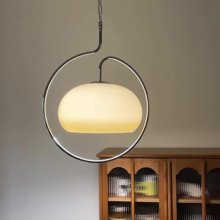 Medieval-Style Iron Pendant Lamp