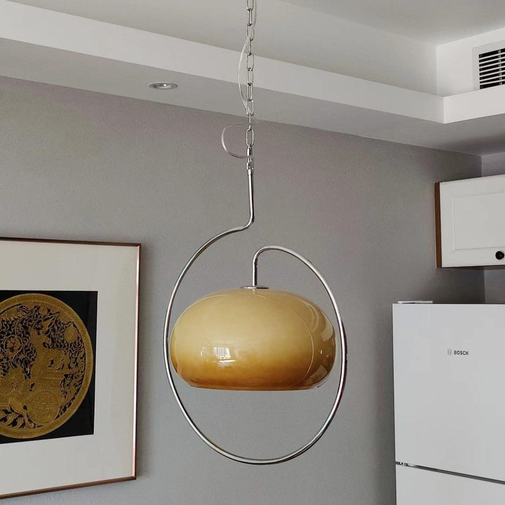 Medieval-Style Iron Pendant Lamp