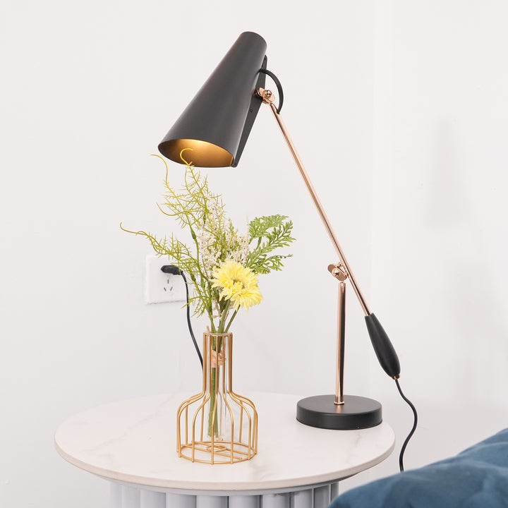 Mid-Century Birdy Steel Table Lamp