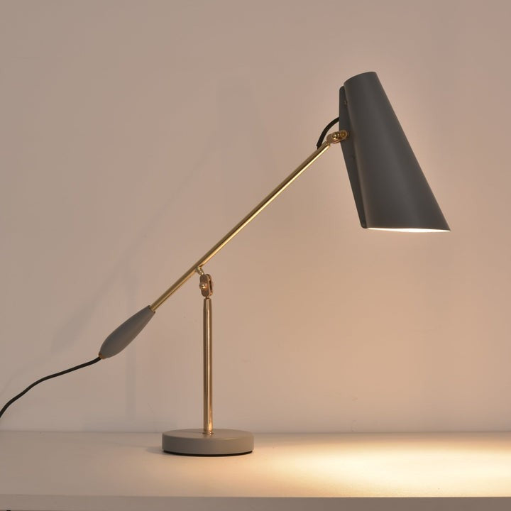 Mid-Century Birdy Steel Table Lamp