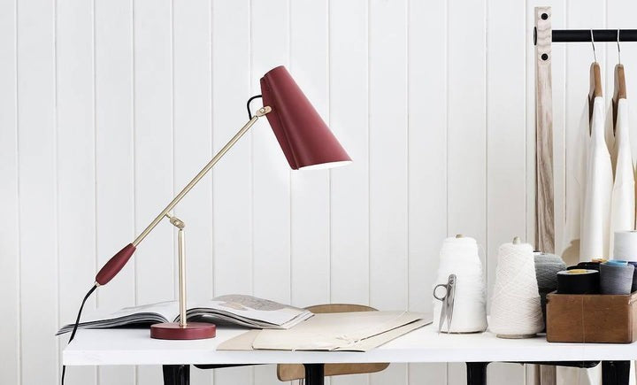 Mid-Century Birdy Steel Table Lamp