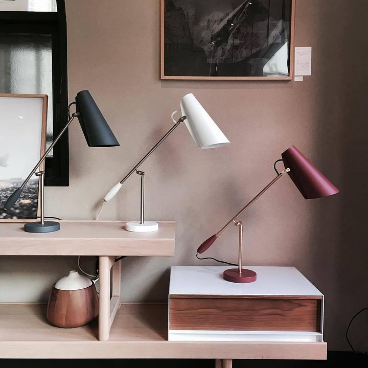 Mid-Century Birdy Steel Table Lamp