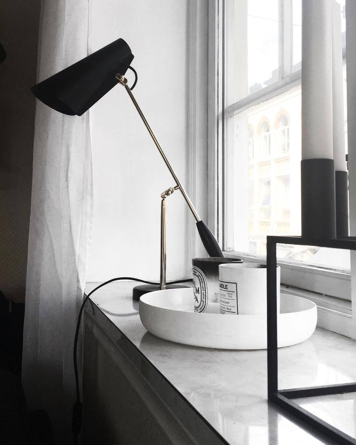 Mid-Century Birdy Steel Table Lamp