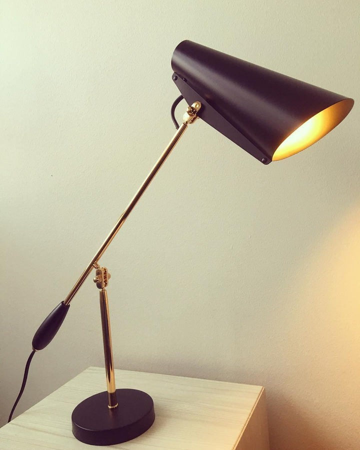 Mid-Century Birdy Steel Table Lamp