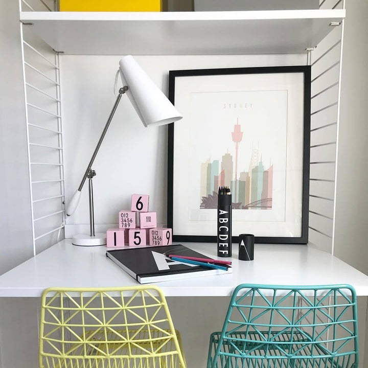 Mid-Century Birdy Steel Table Lamp